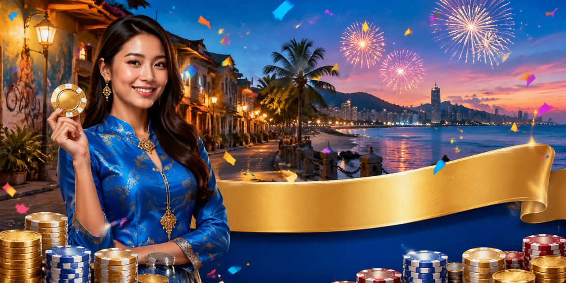 Pemenang VIP dari Pulau Pinang meraikan bonus dengan baju kurung