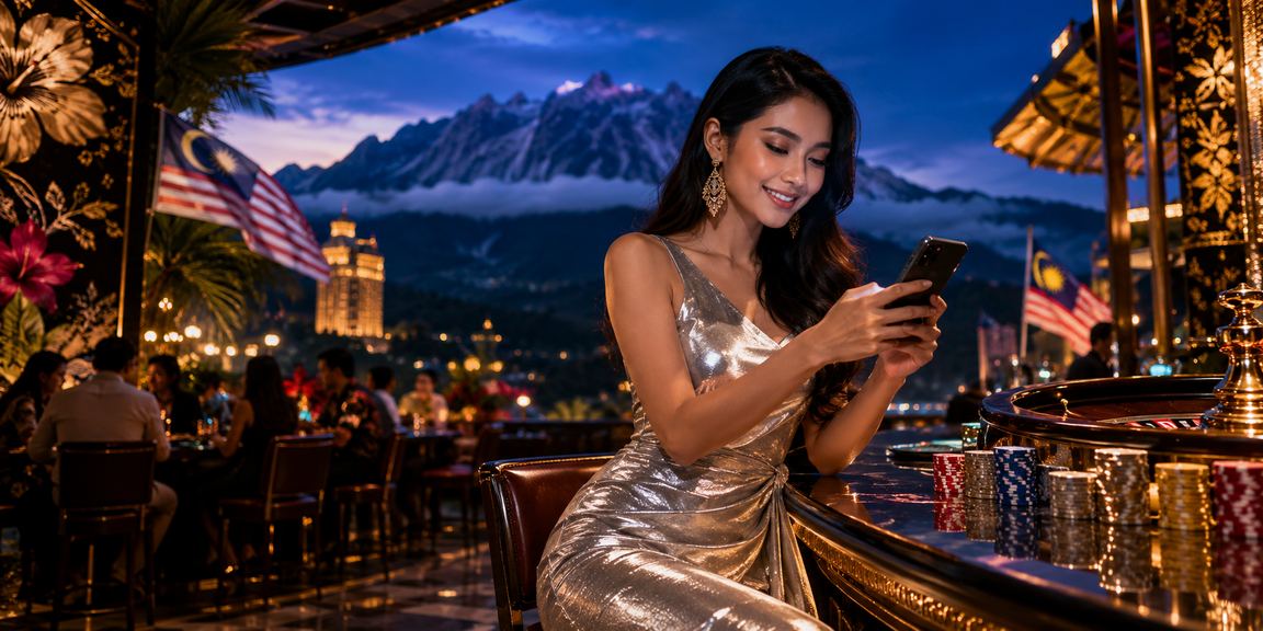 Pengguna Sabah menggunakan aplikasi mudah alih kasino dan loteri mbi123
